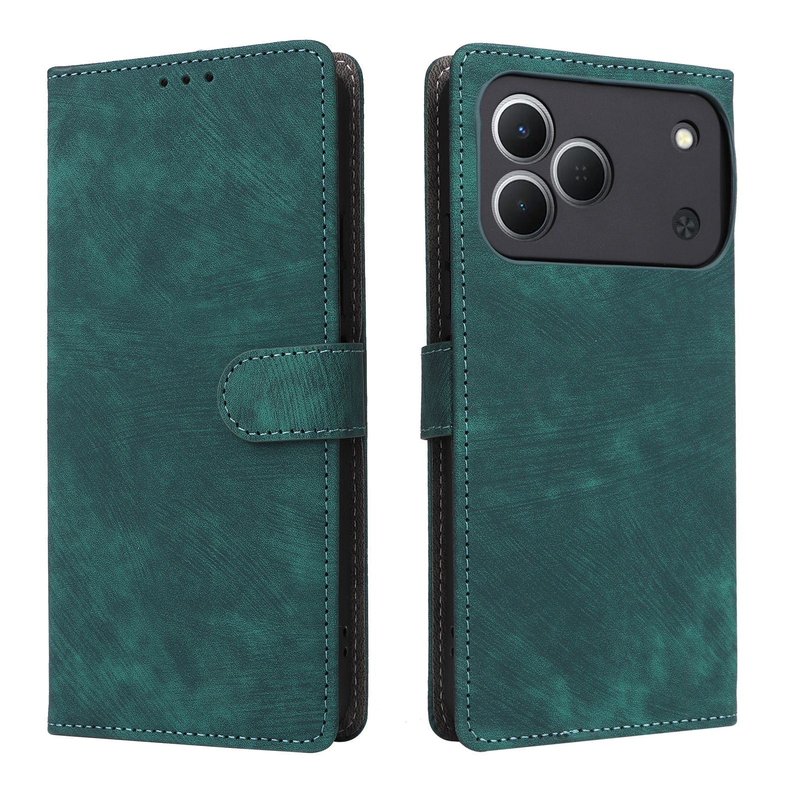 Leather Flip Cover for Tecno Spark 50 4G Case [RFID Blocking] Wallet Cover