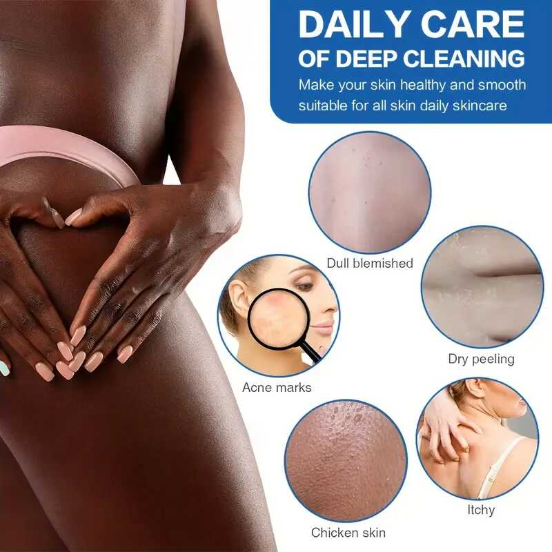 3pcs Mesh Exfoliating Bath Sponge - Long Net Body Scrubber for Smooth Skin, Ideal for Daily Use