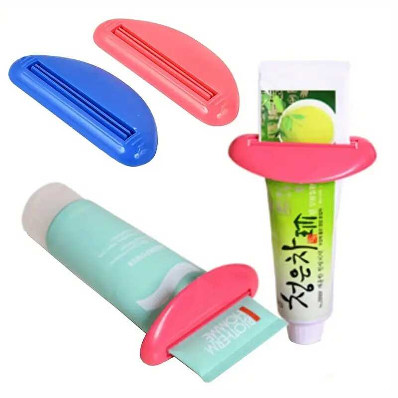 2/4pcs Toothpaste Squeeze Tube Roller Winder Economical, Saves Toothpaste, Creams, Paint & More – Puts An End to Waste