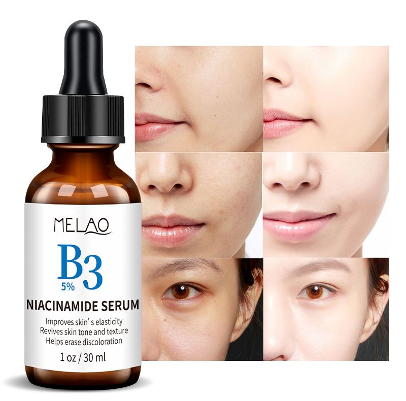 Melao Face Serum Vitamin B3, Fights Wrinkles and Other Signs of Aging - Premium Moisturizing Skin Niacinamide Serum 1 Bottle 30ml