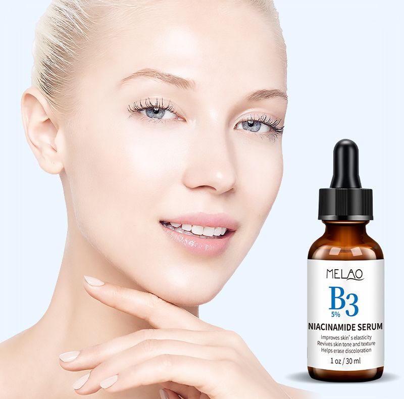 Melao Face Serum Vitamin B3, Fights Wrinkles and Other Signs of Aging - Premium Moisturizing Skin Niacinamide Serum 1 Bottle 30ml