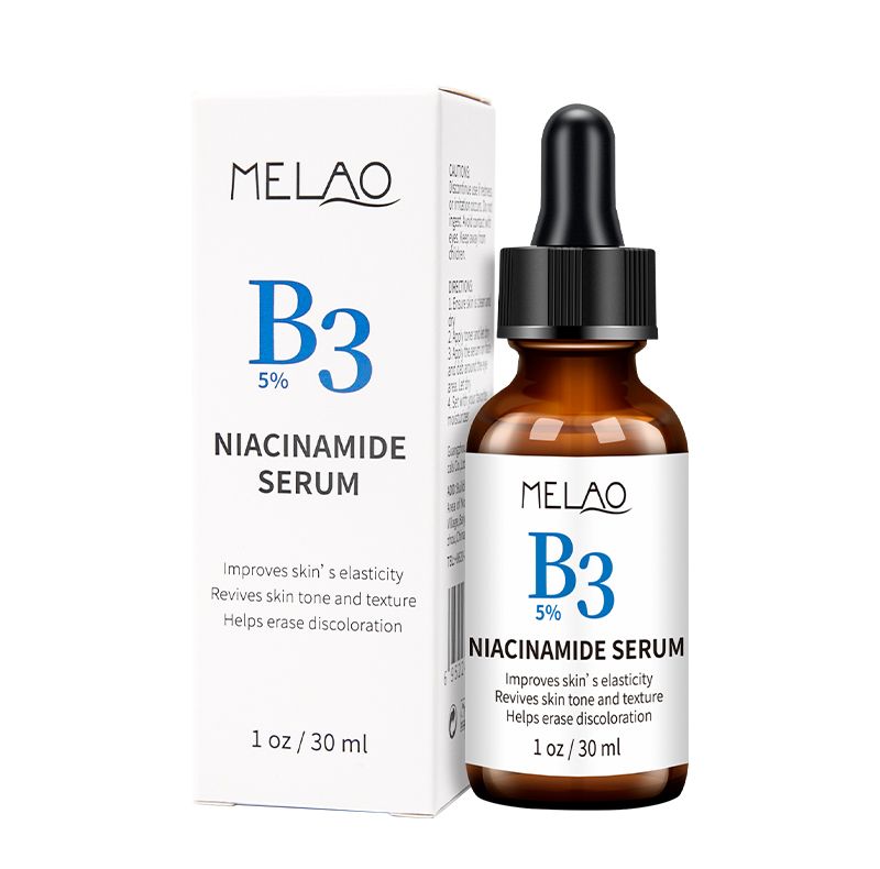 Melao Face Serum Vitamin B3, Fights Wrinkles and Other Signs of Aging - Premium Moisturizing Skin Niacinamide Serum 1 Bottle 30ml