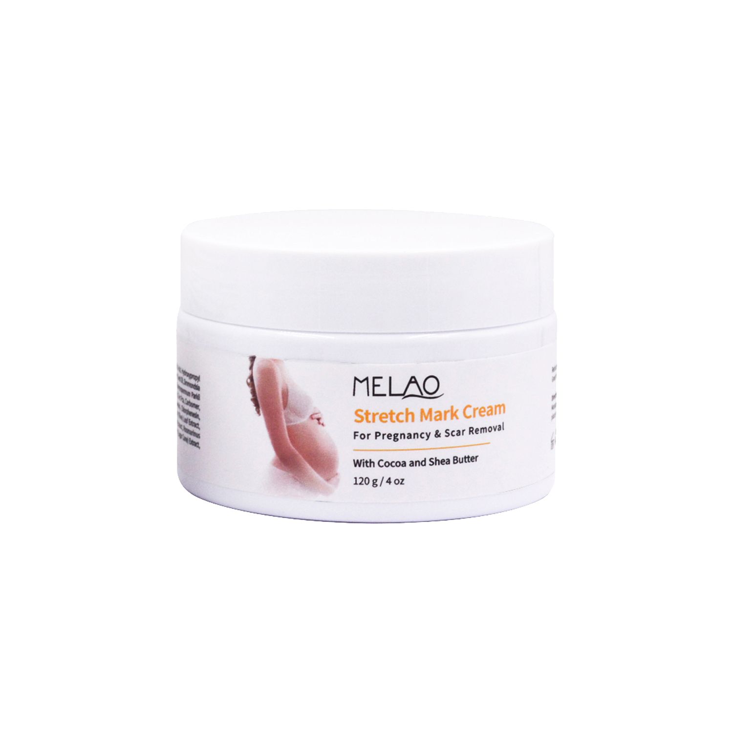 MELAO brand firming and nourishing body care products stretch mark cream fades fine lines postpartum repair 1 bottle 120g