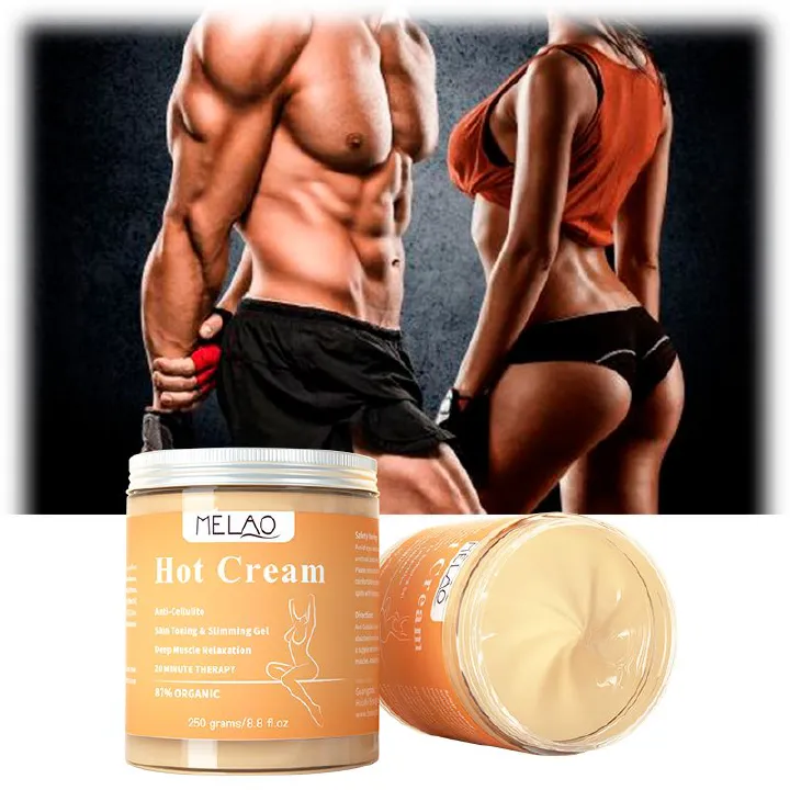 Bodybuilding and slimming cream, firming skin, fat burning, calorie burning cream, speeding up fat consumption, 1 bottle 250g