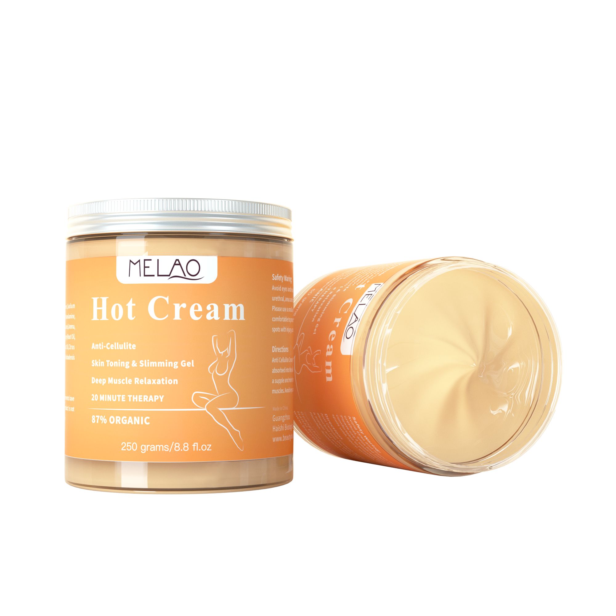 Bodybuilding and slimming cream, firming skin, fat burning, calorie burning cream, speeding up fat consumption, 1 bottle 250g