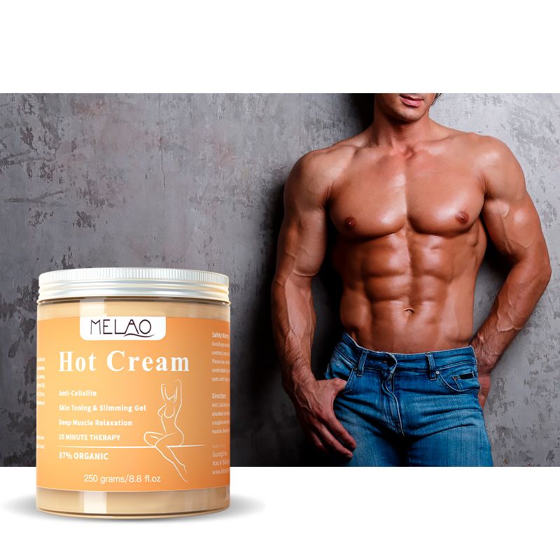 Bodybuilding and slimming cream, firming skin, fat burning, calorie burning cream, speeding up fat consumption, 1 bottle 250g