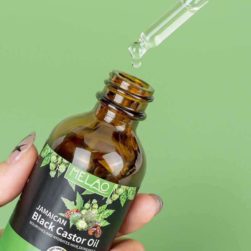 Natural castor oil for hair growth, sunburn, other body care, castor oil nourishing moisturizing, anti-aging organic essential oil