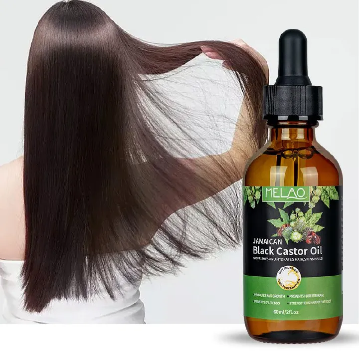 Natural castor oil for hair growth, sunburn, other body care, castor oil nourishing moisturizing, anti-aging organic essential oil