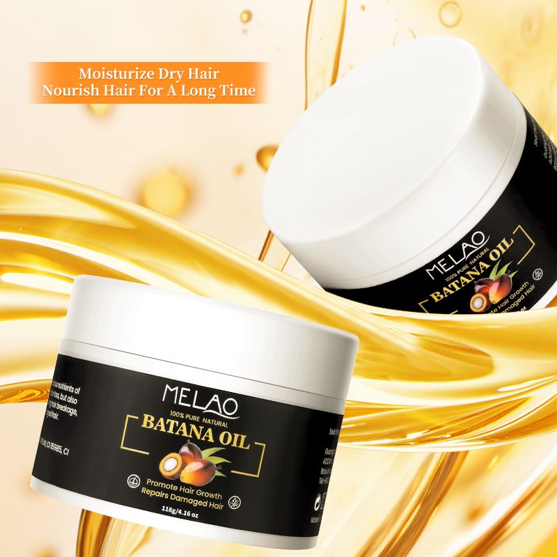 Private Label 100% Pure Butter From Honduras Unrefined Promotes Thickness for Men & Women Hair Treatment Batana Oil Honduras 1 bottle capacity 118g