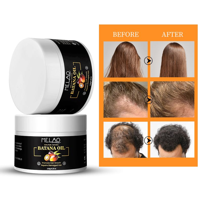 Private Label 100% Pure Butter From Honduras Unrefined Promotes Thickness for Men & Women Hair Treatment Batana Oil Honduras 1 bottle capacity 118g