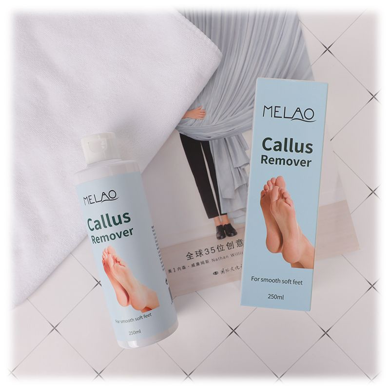 Private Label Organic Foot Peel Exfoliator Gel for Moisturizing Anti Inflammatory Foot Callus Remover  1 bottle 250ml