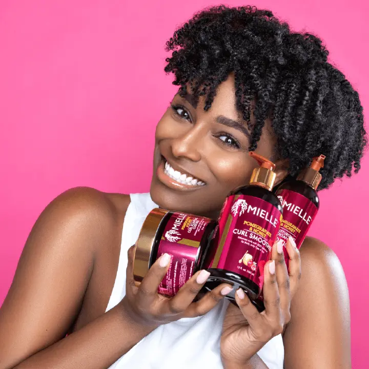 Mielle Organics Pomegranate Honey Detangling Conditioner, Moisturizing, For Dry, Damaged and Frizzy Hair, Treats Thick, Curly and Wavy Hair, Promotes Hair Growth   1 bottle 355ml