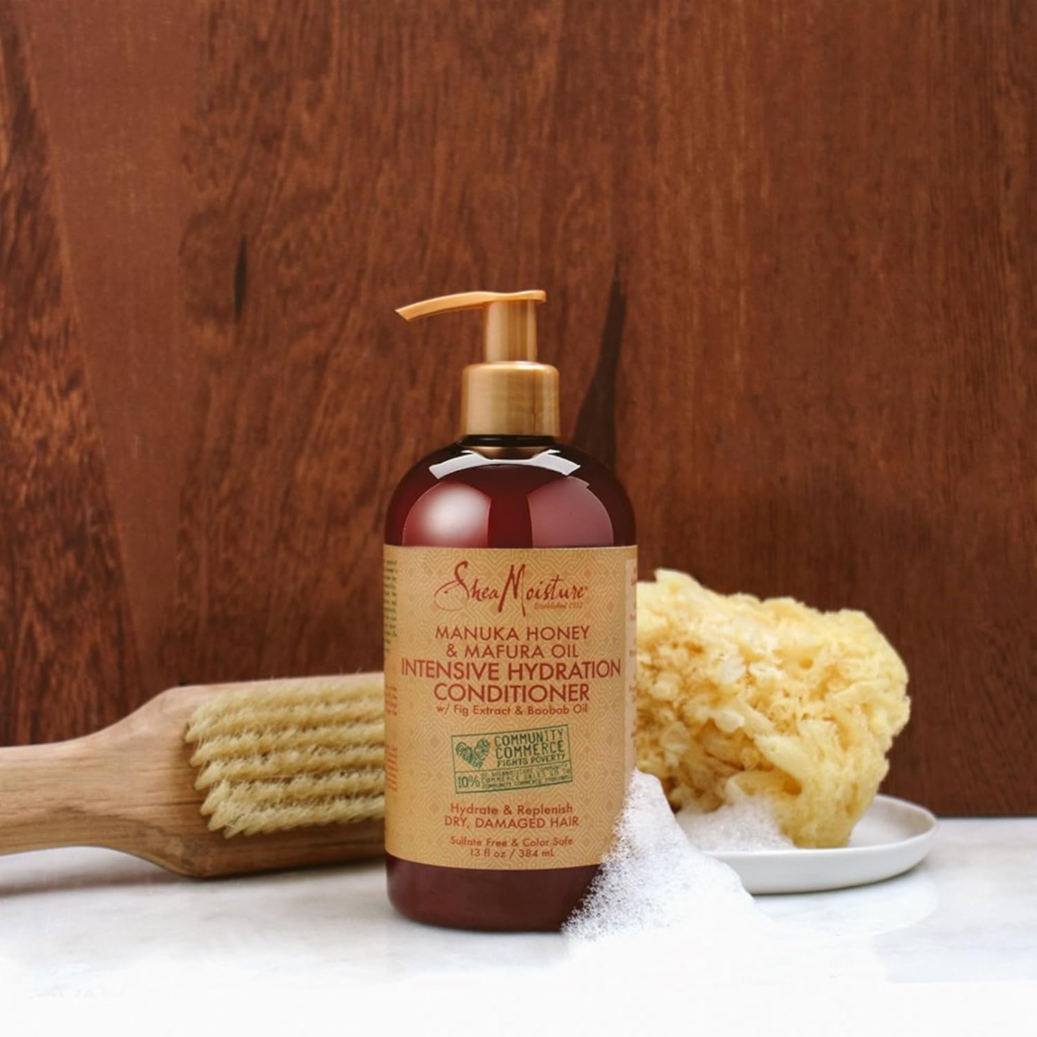 SheaMoisture Conditioner Intensely Moisturizing for Dry, Damaged Hair Manuka Honey and Mavra Oil nourish and soften hair
1 bottle 384ml
