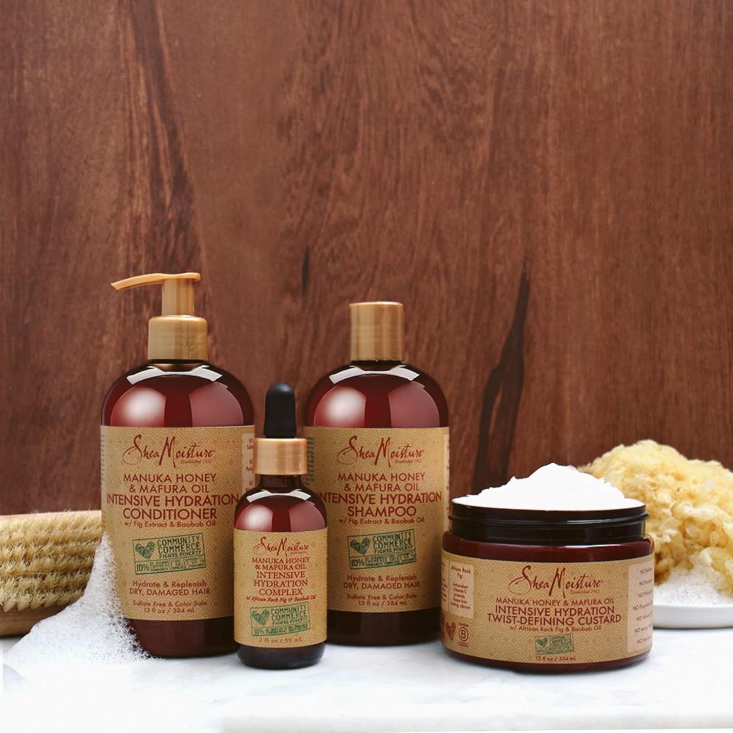 SheaMoisture Conditioner Intensely Moisturizing for Dry, Damaged Hair Manuka Honey and Mavra Oil nourish and soften hair
1 bottle 384ml