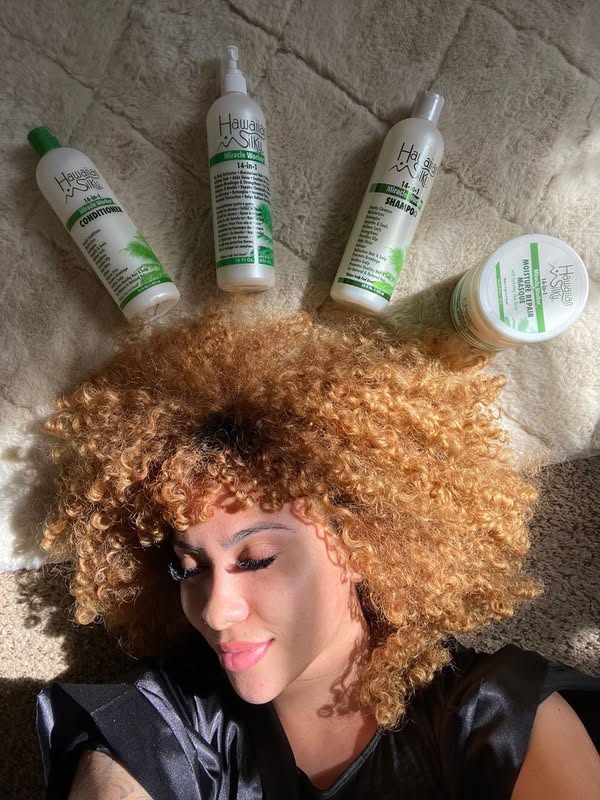 Natural Hawaiian Botanicals Silky Conditioner for Curly, Tangled, Dry, Smooth Hair and Promotes Hair Growth1 bottle 474ml