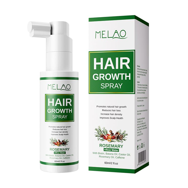 Hair Growth Spray Unisex Hair Growth Spray No-rinse Natural Anti-hair Loss Treatment 1 Bottle 60ML
