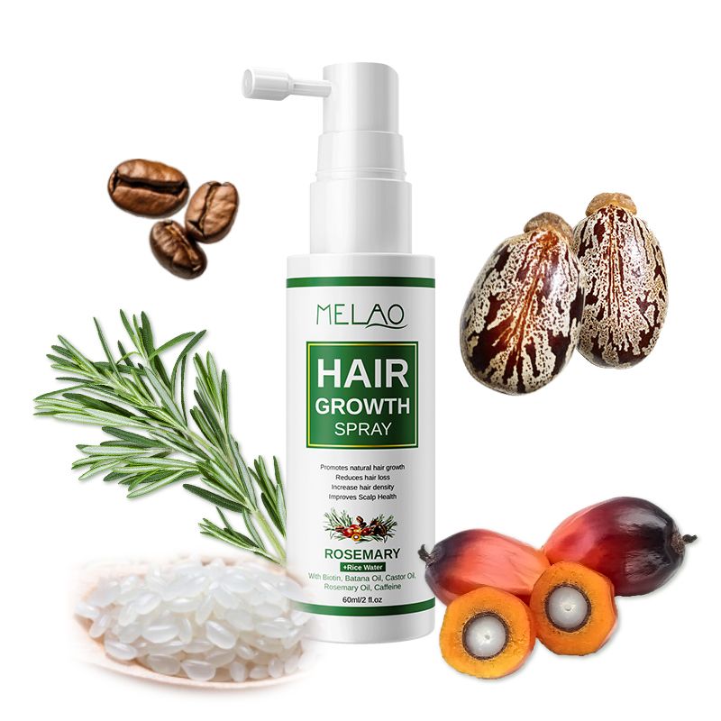 Hair Growth Spray Unisex Hair Growth Spray No-rinse Natural Anti-hair Loss Treatment 1 Bottle 60ML