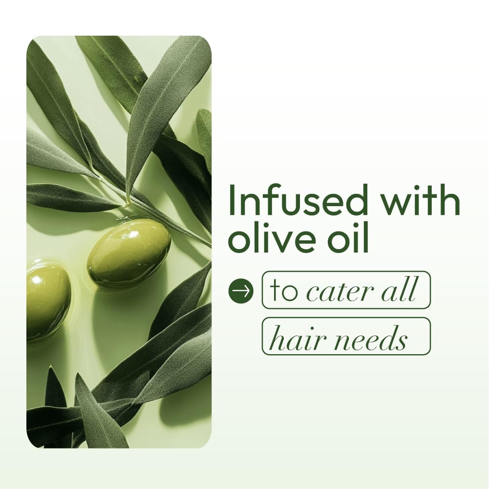 ORS Hair Oil, Natural Olive Oil Coconut Oil Anti-Frizz Shiny Hair Oil Curly Hair Care 1 Bottle 177ml