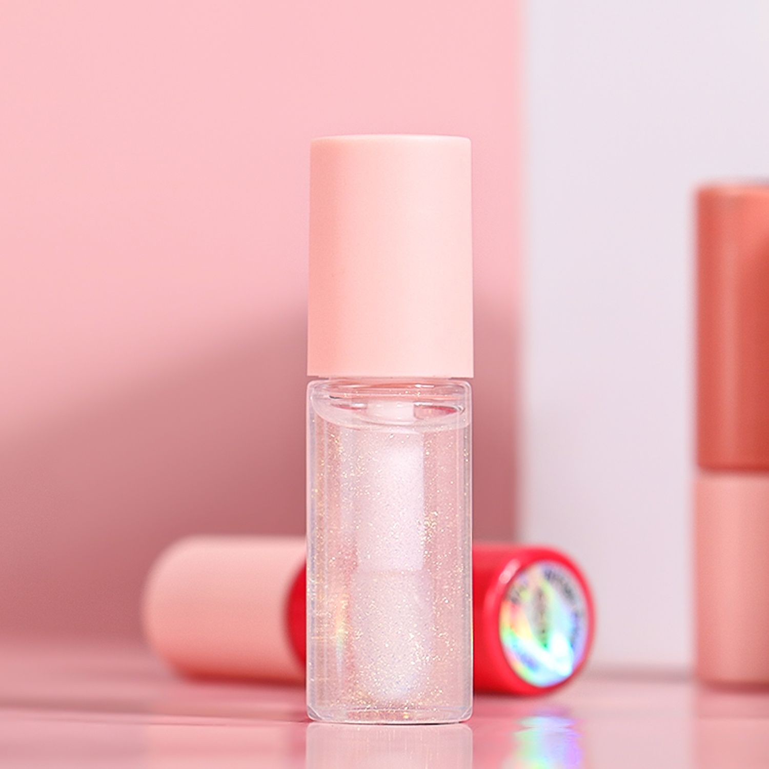 SZVILIMZ Lip Gloss Set More color number  Small vial Easy to carry Convenient for storage Transparent tube body Good color rendering Excellent durability  Fine in texture   A set of 24 bottles, 2.5ML