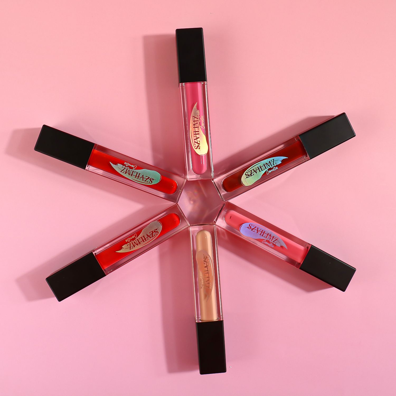 SZVILIMZ Fashion Lip Gloss Easy to carry Good color rendering High color rendering Fine texture Waterproof and sweat-proof No makeup removal Many colors Long-lasting and glossy