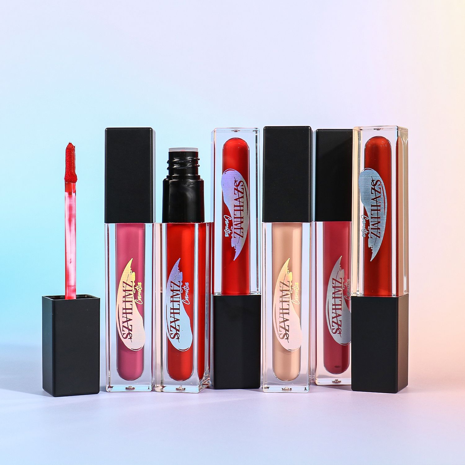 SZVILIMZ Fashion Lip Gloss Easy to carry Good color rendering High color rendering Fine texture Waterproof and sweat-proof No makeup removal Many colors Long-lasting and glossy