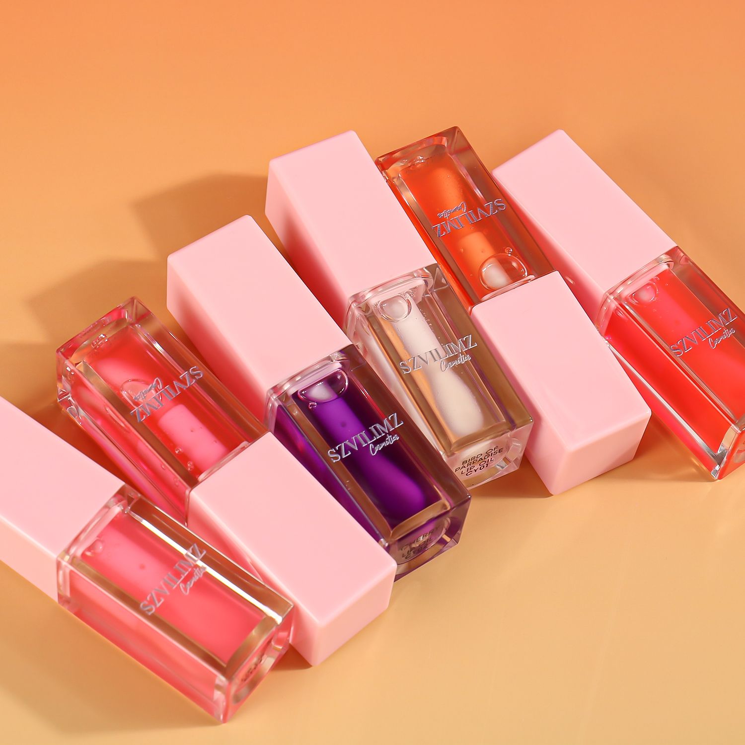 SZVILIMZ Lip Glaze Moisturizing Long-lasting nourishing fruity fragrance High gloss effect Removes dead skin on lips Prevents dryness