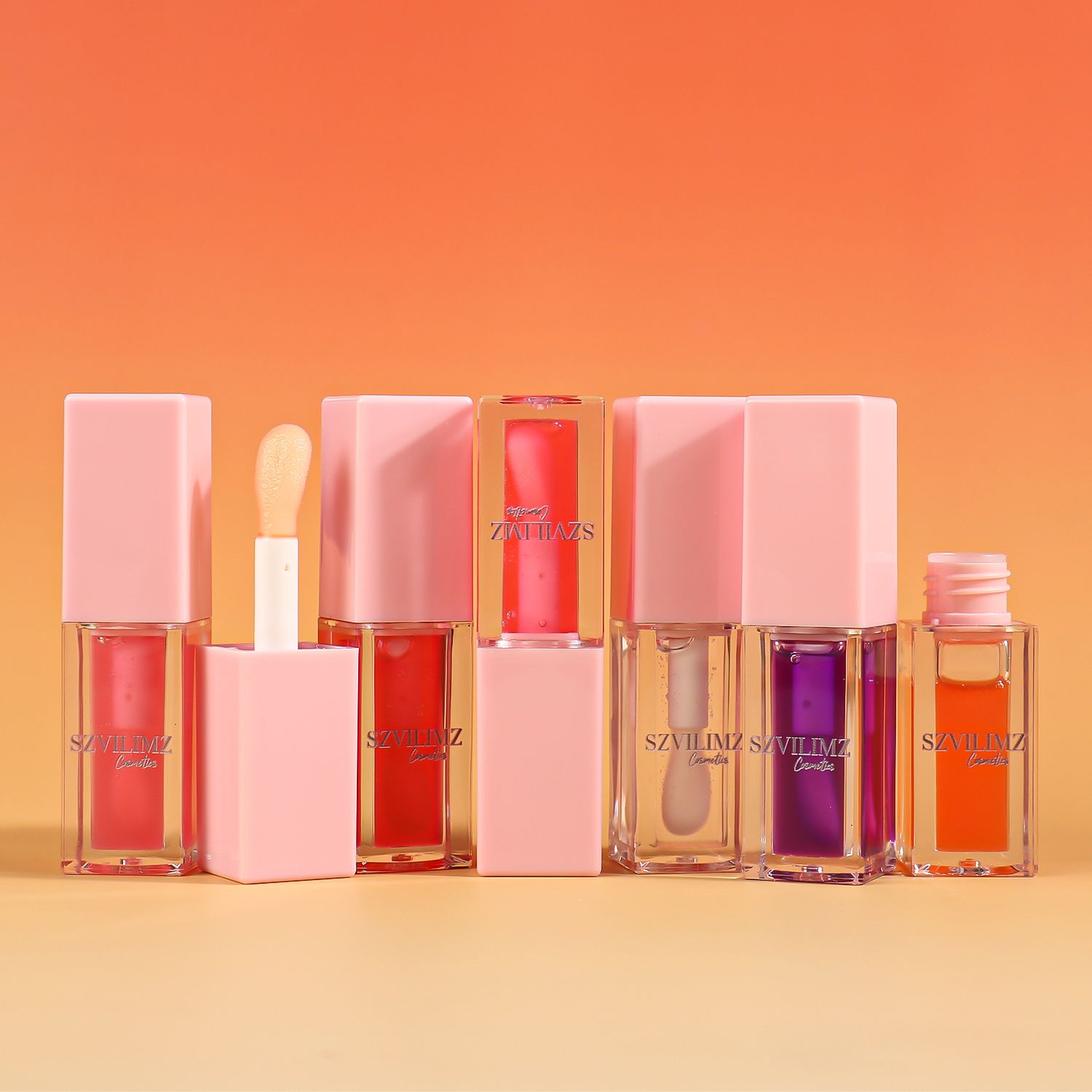 SZVILIMZ Lip Glaze Moisturizing Long-lasting nourishing fruity fragrance High gloss effect Removes dead skin on lips Prevents dryness