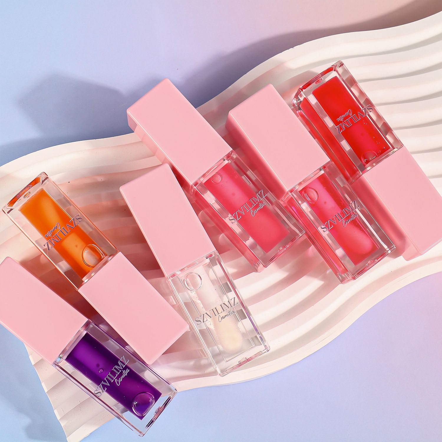 SZVILIMZ Lip Glaze Moisturizing Long-lasting nourishing fruity fragrance High gloss effect Removes dead skin on lips Prevents dryness