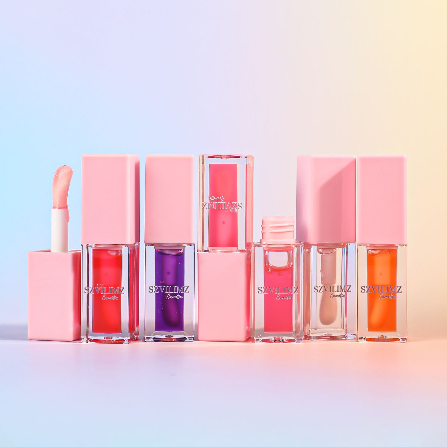 SZVILIMZ Lip Glaze Moisturizing Long-lasting nourishing fruity fragrance High gloss effect Removes dead skin on lips Prevents dryness