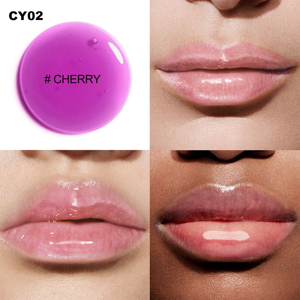 SZVILIMZ Lip Glaze Moisturizing Long-lasting nourishing fruity fragrance High gloss effect Removes dead skin on lips Prevents dryness