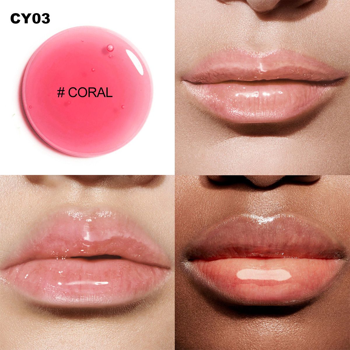 SZVILIMZ Lip Glaze Moisturizing Long-lasting nourishing fruity fragrance High gloss effect Removes dead skin on lips Prevents dryness