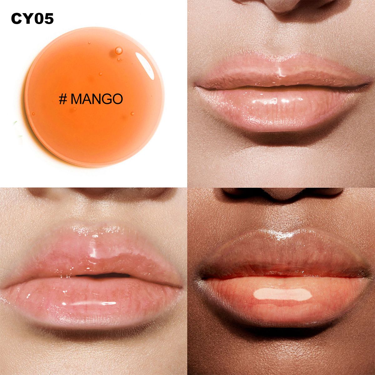 SZVILIMZ Lip Glaze Moisturizing Long-lasting nourishing fruity fragrance High gloss effect Removes dead skin on lips Prevents dryness
