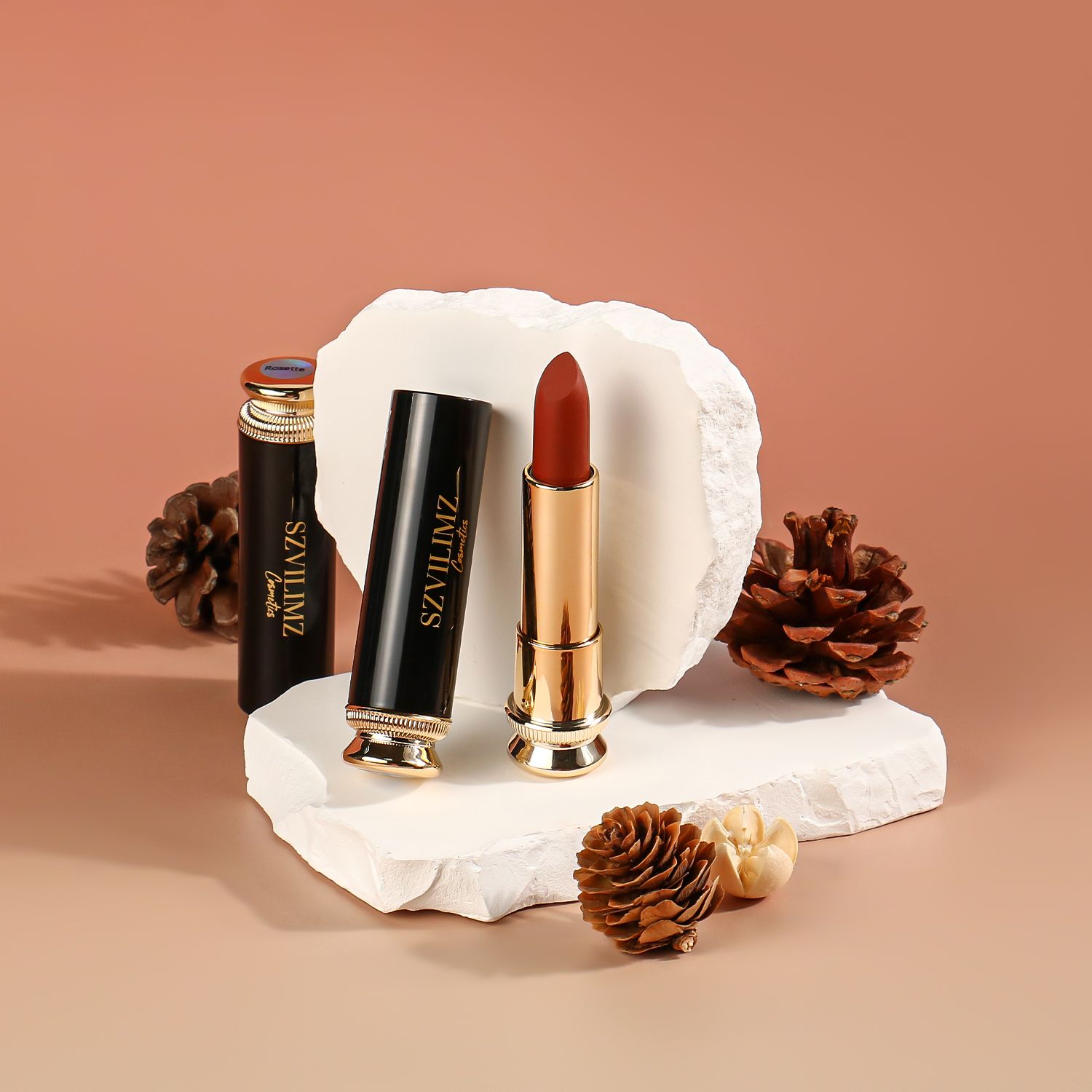 SZVILIMZ  Lipstick Good color rendering High color saturation Exquisite in texture Waterproof and sweat-proof No lasting makeup off More color number"