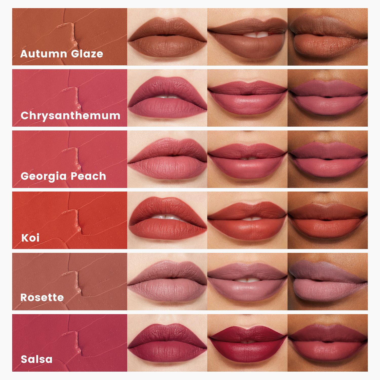 SZVILIMZ  Lipstick Good color rendering High color saturation Exquisite in texture Waterproof and sweat-proof No lasting makeup off More color number"