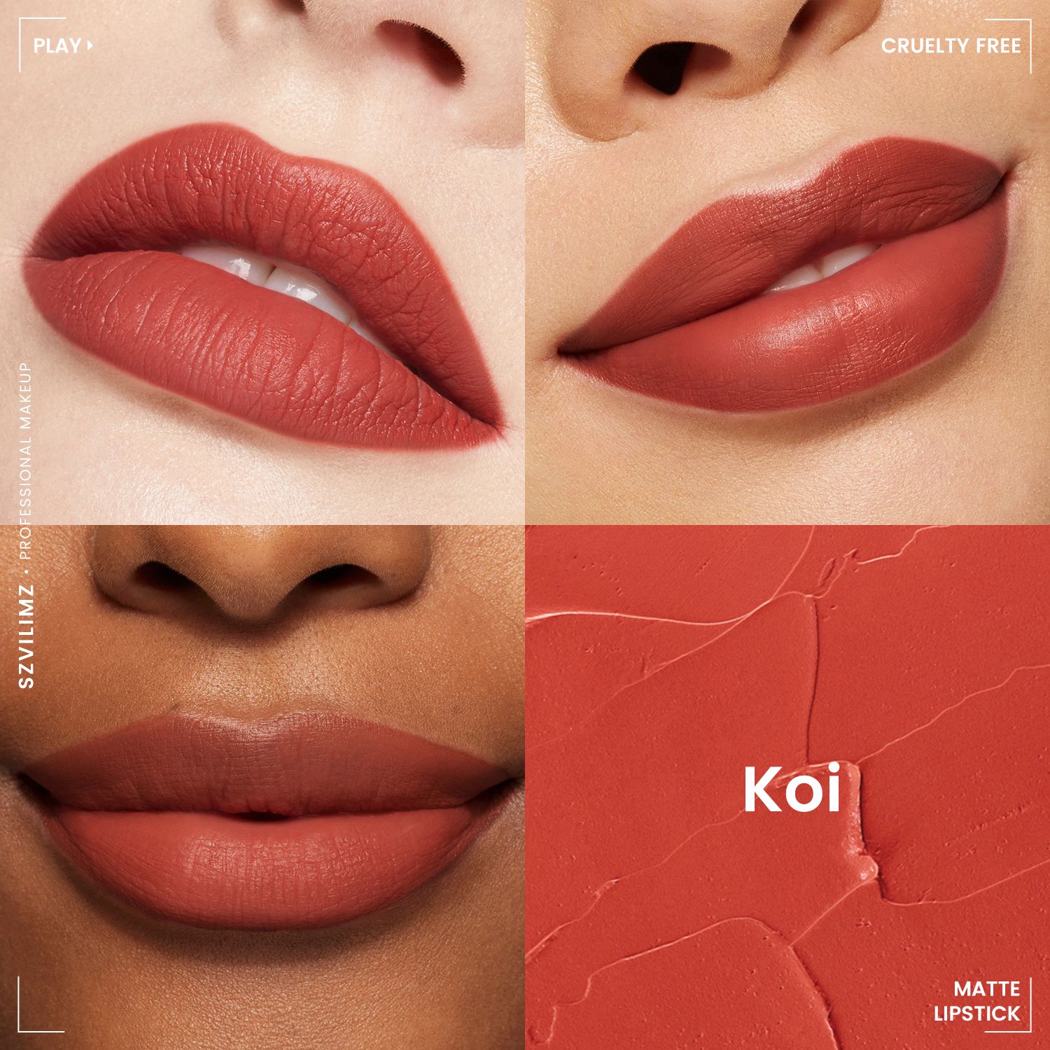 SZVILIMZ  Lipstick Good color rendering High color saturation Exquisite in texture Waterproof and sweat-proof No lasting makeup off More color number"