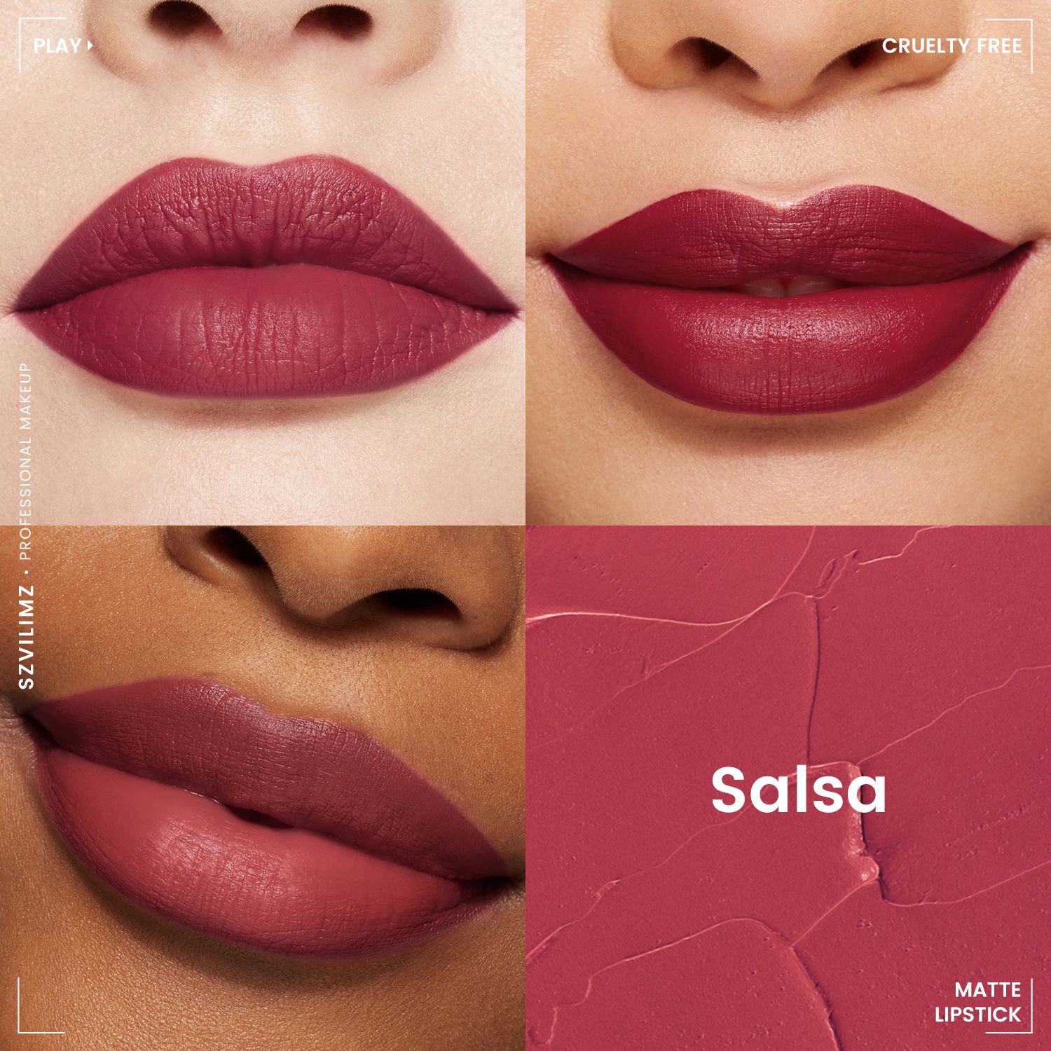 SZVILIMZ  Lipstick Good color rendering High color saturation Exquisite in texture Waterproof and sweat-proof No lasting makeup off More color number"