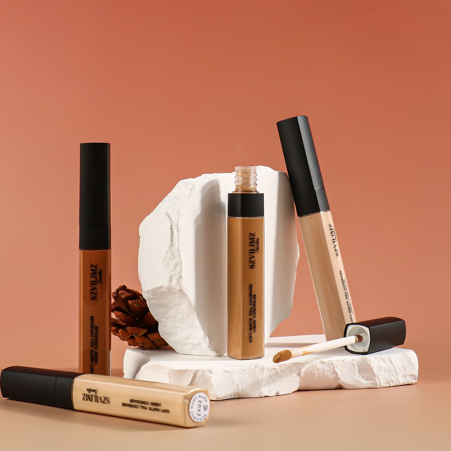 SZVILIMZ  Easy to carry The texture Easy to push away Concealer Not easy to be heavy Waterproof and sweat-proof Long time without makeup Natural base makeup"