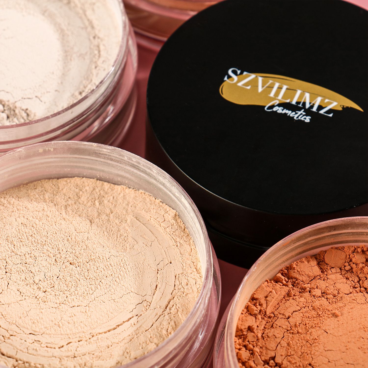 SZVILIMZ Concealer loose powder Fine powder, even skin tone, matte makeup effect, easy to carry, waterproof and sweat-proof, long-lasting makeup, comes with a powder puff, suitable for high temperatur