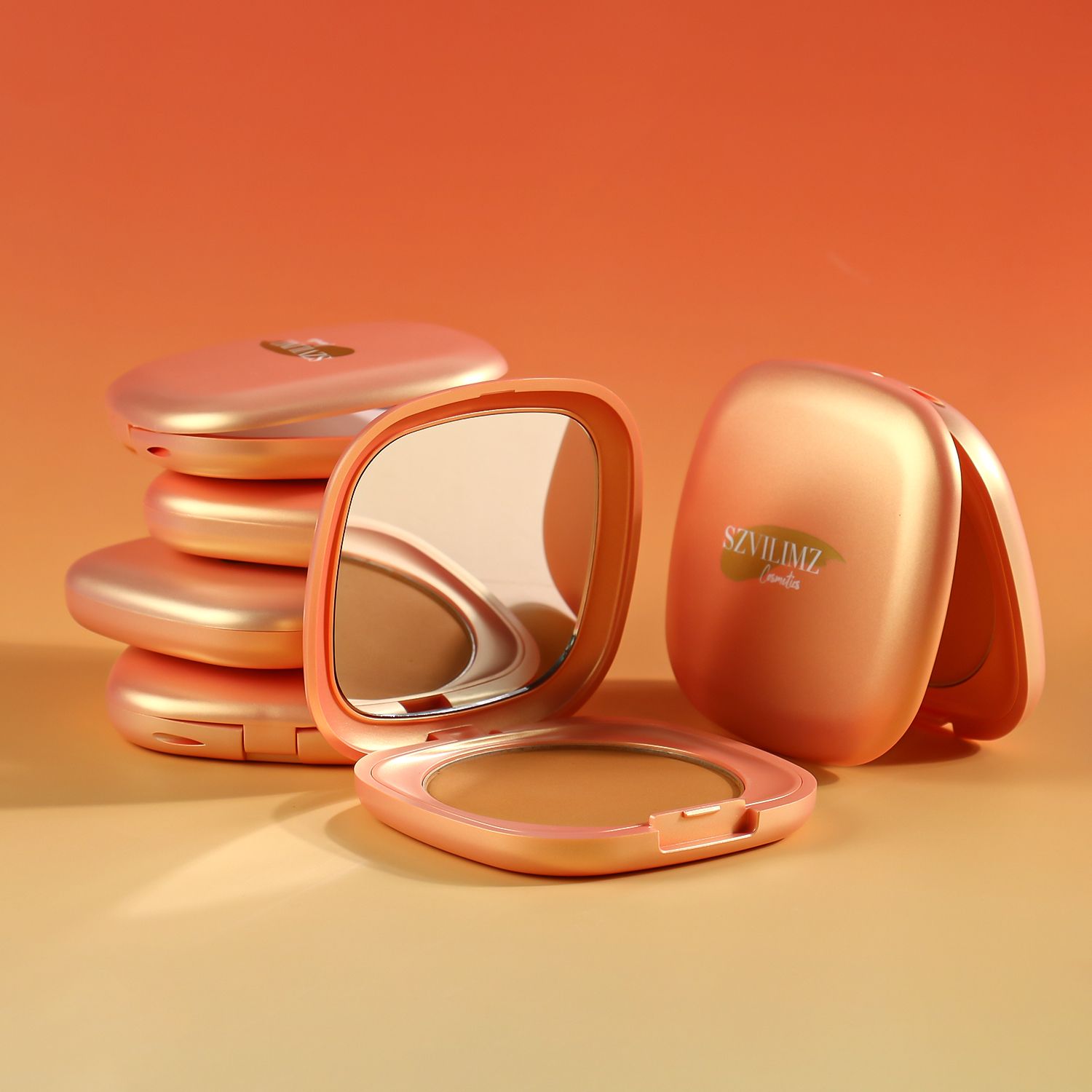 SZVILIMZ Fine and fine powder Good concealer effect Uniform skin tone Matte makeup effect Easy to carry Waterproof and sweat-proof Long time without makeup Good ductility"