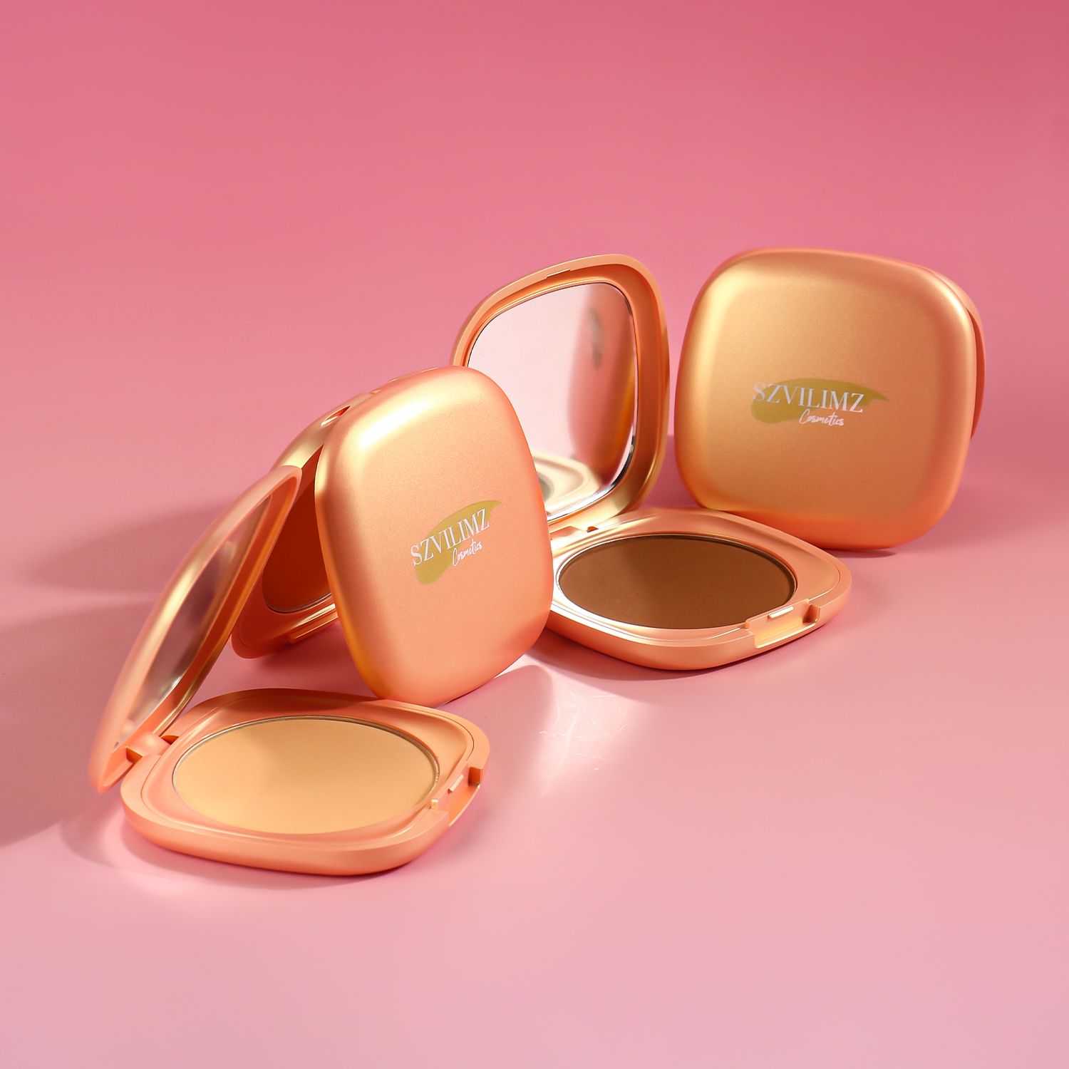 SZVILIMZ Fine and fine powder Good concealer effect Uniform skin tone Matte makeup effect Easy to carry Waterproof and sweat-proof Long time without makeup Good ductility"