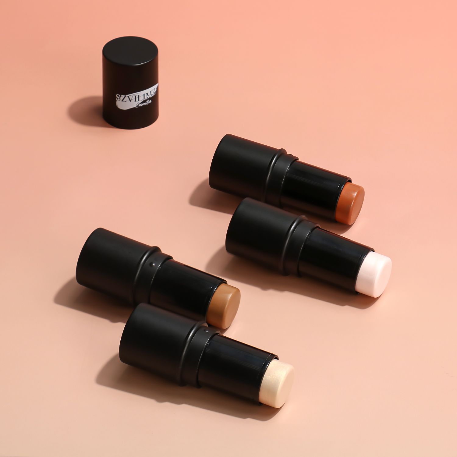 SZVILIMZ Highlight stick Cream of the texture Capacity repair Lighyour complexion Matte makeup effect Easy to carry Waterproof and sweat-proof Long time without makeup Good ductility"