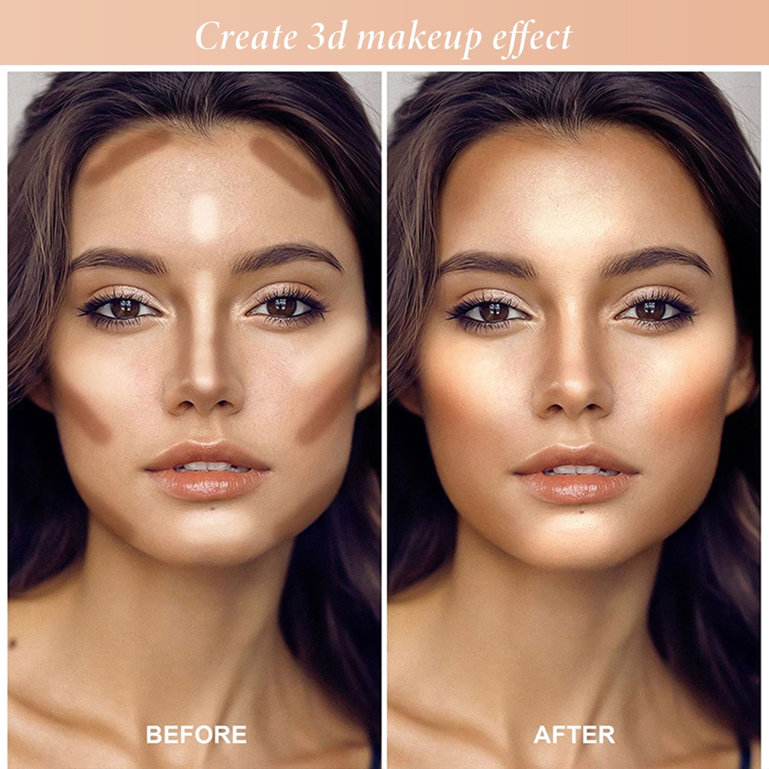 SZVILIMZ Highlight stick Cream of the texture Capacity repair Lighyour complexion Matte makeup effect Easy to carry Waterproof and sweat-proof Long time without makeup Good ductility"