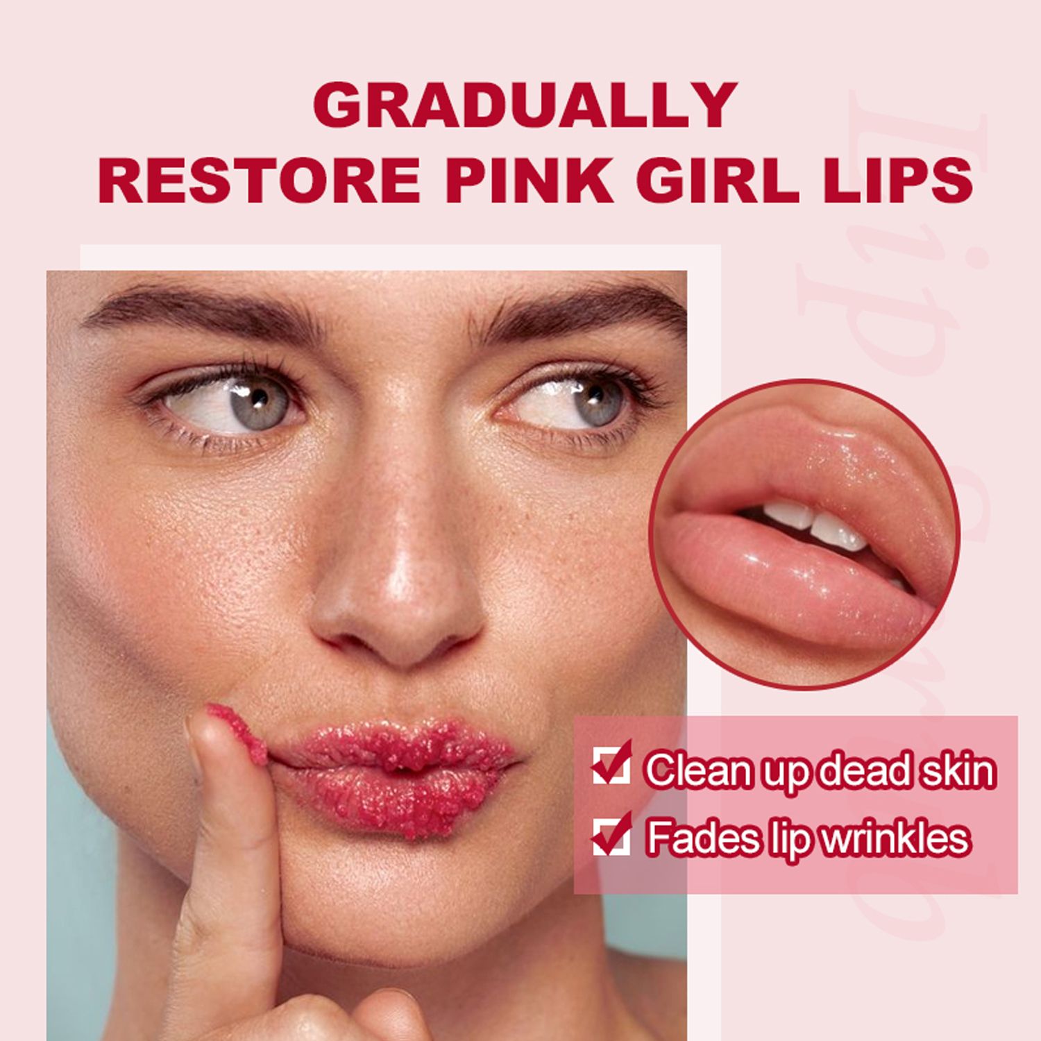 SZVILIMZ Lip Scrub Moisturizing Long-lasting moisturizing Fruity scent Diminish lip lines Remove lip dead skin Gentle and refreshing Non-sticky