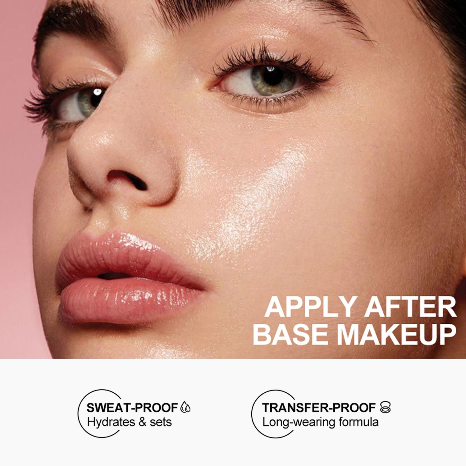 SZVILIMZ Long-lasting makeup Fast film-forming Adaptable to high temperature Oil control Waterproof and sweat-proof
Moisturizes the skin Evenly atomized