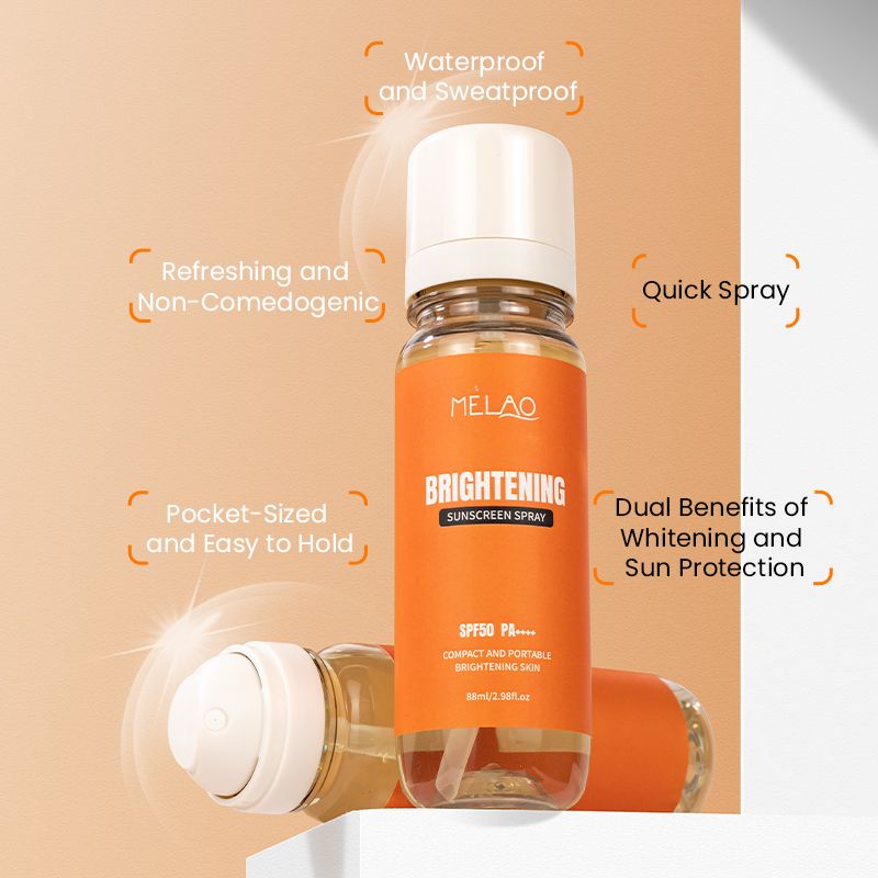 Anti-aging moisturizing spray sunscreen Spf 50 Spf sunscreen spray waterproof anti-ultraviolet, anti-visible light, anti-photoradiation