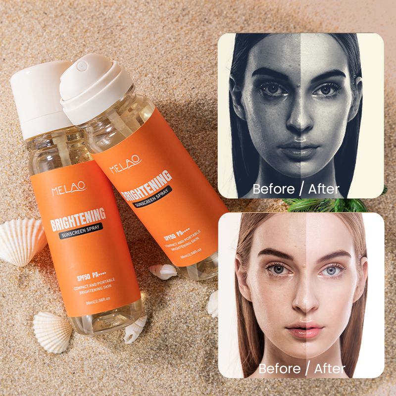 Anti-aging moisturizing spray sunscreen Spf 50 Spf sunscreen spray waterproof anti-ultraviolet, anti-visible light, anti-photoradiation