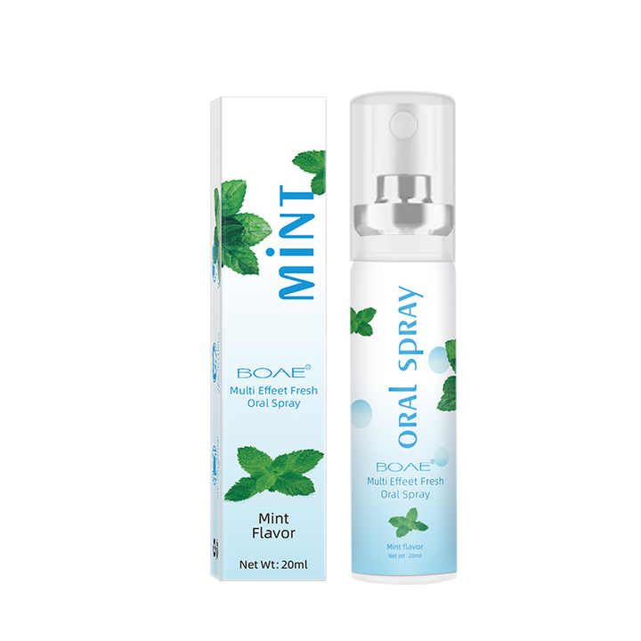 Oral Freshener Probiotics - Infused Spray - Lemon, Peach and Mint Flavor Combination Pack, Long-lasting freshness of the mouth, removes odor 1 bottle 20ml