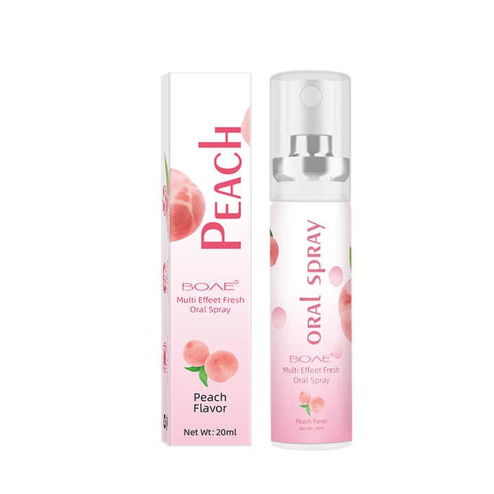 Oral Freshener Probiotics - Infused Spray - Lemon, Peach and Mint Flavor Combination Pack, Long-lasting freshness of the mouth, removes odor 1 bottle 20ml