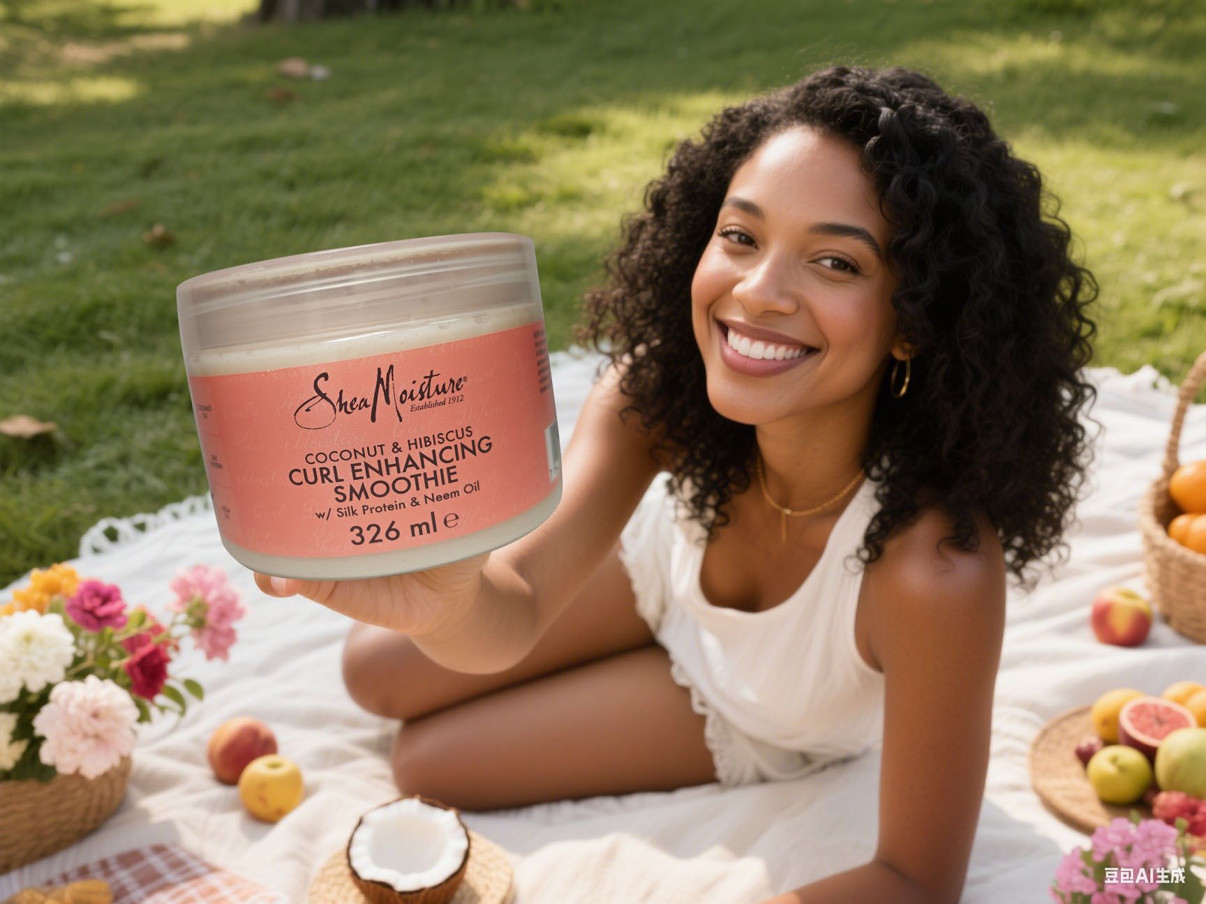 SheaMoisture Natural Coconut Hibiscus Cream is specially formulated for curly hair and is suitable for thick and curly hair. It nourishes the hair and promotes hair growth.1bottl