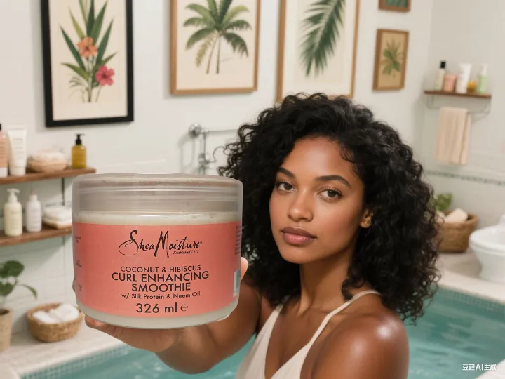 SheaMoisture Natural Coconut Hibiscus Cream is specially formulated for curly hair and is suitable for thick and curly hair. It nourishes the hair and promotes hair growth.1bottl